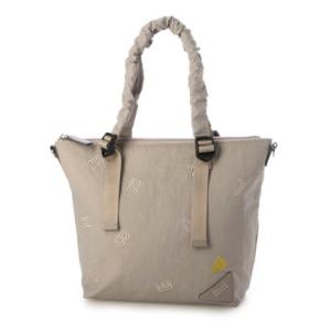 ペレボルサ PELLE BORSA 2WAYハンドバッグ （ライトグレー）