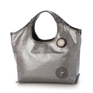 ペレボルサ PELLE BORSA 「アライブ」2WAYハンドバッグ （ガンメタ）