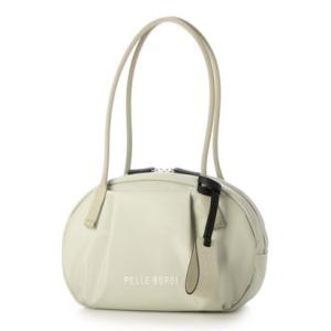 ペレボルサ PELLE BORSA ラウンドボストン （アイボリー）