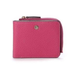 ペレボルサ PELLE BORSA 2つ折財布 （ピンク）