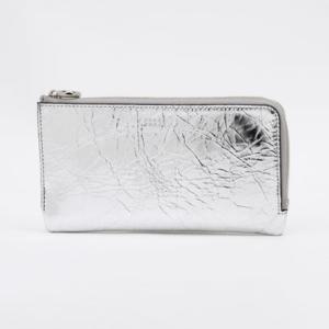 ペレボルサ PELLE BORSA 長財布 （シルバー）