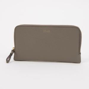 ペレボルサ PELLE BORSA ラウンドファスナー長札 （トープ）