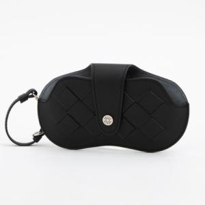 ペレボルサ PELLE BORSA ストラップ付きめがねケース （ブラック）