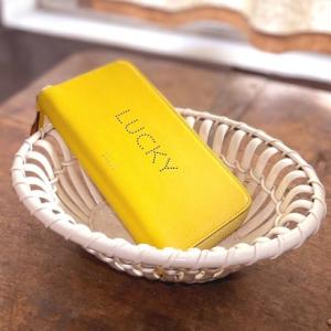 ペレボルサ PELLE BORSA ラウンド長財布 （イエロー）