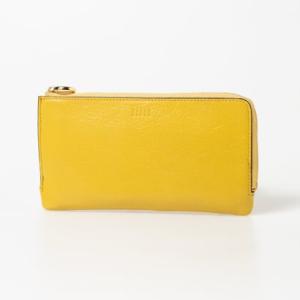 ペレボルサ PELLE BORSA L字ファスナー長財布 （イエロー）
