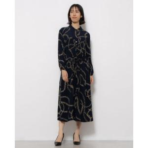 フェイズ エイト Phase Eight Tana Chain Dress （Navy）