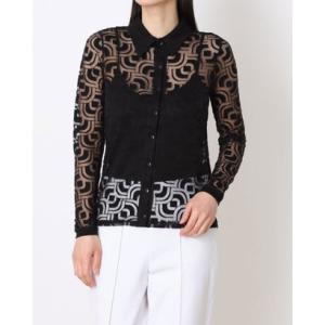 フェイズ エイト Phase Eight Vida Geo Burnout Top （Black）