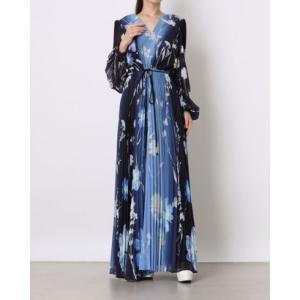 フェイズ エイト Phase Eight Annie Floral Ombre Print Maxi Dress （Blue）