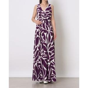 フェイズ エイト Phase Eight Palmer Leaf Dress （Purple）