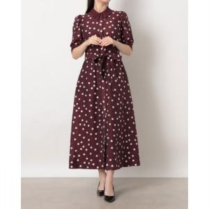 フェイズ エイト Phase Eight Delphine Midi Dress （Burgundy）