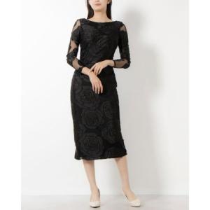 フェイズ エイト Phase Eight Trina Rose Midi Drs （Black）