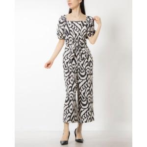 フェイズ エイト Phase Eight Sara Print Jumpsuit （Black Cream）｜locondo-shopping