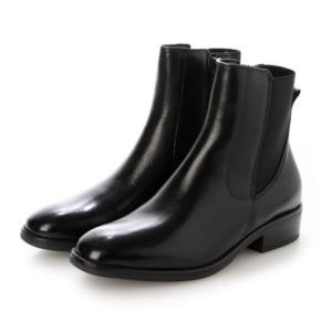 ピエディヌーディ PIEDI NUDI レディース ブーツ 本革 ローヒールバックゴムショートブーツ 27201 （ブラック）