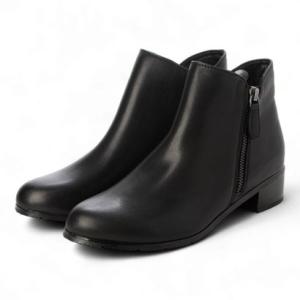 ピエディヌーディ PIEDI NUDI 本革 ベーシック シンプルショートブーツ （BLK）