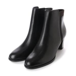 ピエディヌーディ PIEDI NUDI 本革／異素材切替デザインブーツ （BLK）