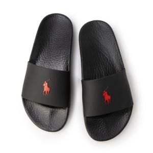 ポロ ラルフ ローレン POLO RALPH LAUREN POLO SLIDE-SANDALS-SLIDE EVA （BLACK）｜locondo-shopping