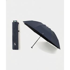 ポロ ラルフ ローレン POLO RALPH LAUREN 【大きい60cm】晴雨兼用折りたたみ日傘 ポロポニー 遮光率100％ 遮熱 UV 軽量 ユ