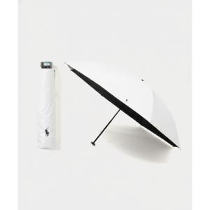 ポロ ラルフ ローレン POLO RALPH LAUREN 【大きい60cm】晴雨兼用折りたたみ日傘 ポロポニー 遮光率100％ 遮熱 UV 軽量 ユ