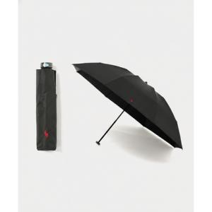 ポロ ラルフ ローレン POLO RALPH LAUREN 【大きい60cm】晴雨兼用折りたたみ日傘 ポロポニー 遮光率100％ 遮熱 UV 軽量 ユ