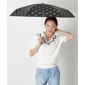 【WEB限定】 5段折りたたみ傘 フローラル 花柄 コンパクト （ブラック）
