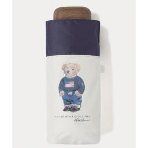 ポロ ラルフ ローレン POLO RALPH LAUREN 【WEB限定】晴雨兼用折りたたみ日傘 コンパクト ポロベア ワンポイント 無地 遮光 遮熱