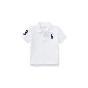 ポロ ラルフ ローレン POLO RALPH LAUREN (ベビー)コットン メッシュ ポロシャツ （100ホワイト）