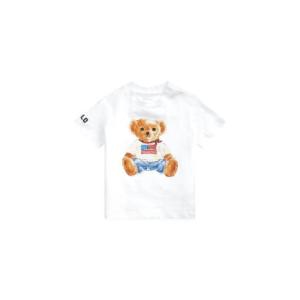 ポロ ラルフ ローレン POLO RALPH LAUREN (ベビー)Polo ベア コットン ジャージー Tシャツ （100ホワイト）