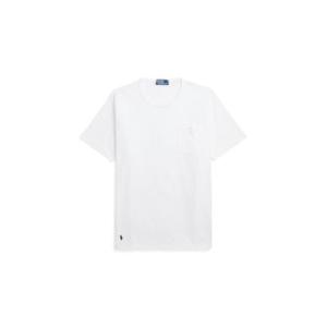 ポロ ラルフ ローレン POLO RALPH LAUREN ビッグ フィット ジャージー ポケット Tシャツ （100ホワイト）