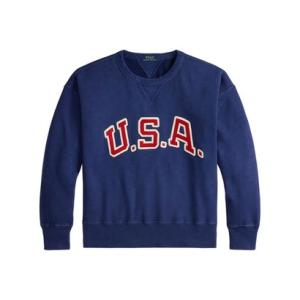 ポロ ラルフ ローレン POLO RALPH LAUREN ビンテージフィット ガーメントダイ ノベルティ クルーネック スウェット（VINTAGE