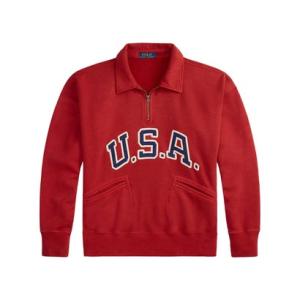 ポロ ラルフ ローレン POLO RALPH LAUREN ビンテージフィット ガーメントダイ ノベルティ ハーフジップ スウェット（VINTAGE