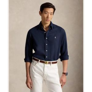 ポロ ラルフ ローレン POLO RALPH LAUREN クラシック ショート フィット リネン シャツ （410ネイビー）