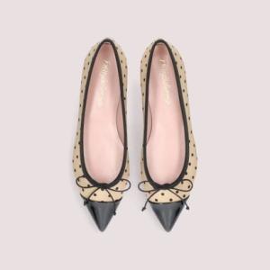 プリティ・バレリーナ Pretty Ballerinas ELLA cap-toe polka do...