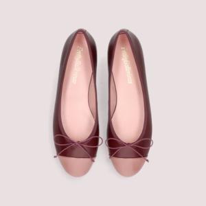 プリティ・バレリーナ Pretty Ballerinas NICOLE cap-toe / ニコル キャップトゥ バレエシューズ （SANTAL-PR