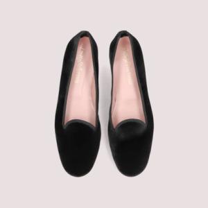 プリティ・バレリーナ Pretty Ballerinas FAYE velvet / フェイ ベルベット ローファー （NEGRO）