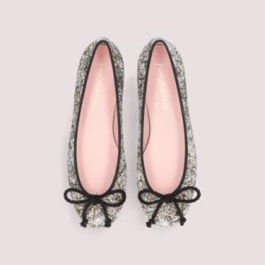 プリティ・バレリーナ Pretty Ballerinas ROSARIO lycos / ロザリオ ライコス バレエシューズ （SILVER）