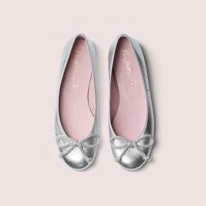 プリティ・バレリーナ Pretty Ballerinas ROSARIO metallic（ロザリオ メタリック）バレエシューズ （PLATA）