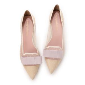 プリティ・バレリーナ Pretty Ballerinas ELLA daphne-ribbon（エラ ダフネ リボン）ポインテッドシューズ （PERL｜locondo-shopping