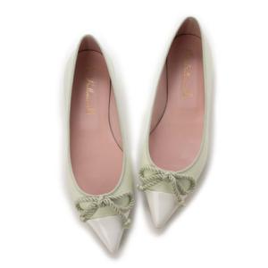 プリティ・バレリーナ Pretty Ballerinas ELLA patent-leather（エラ パテント-レザー）ポインテッドシューズ （BL