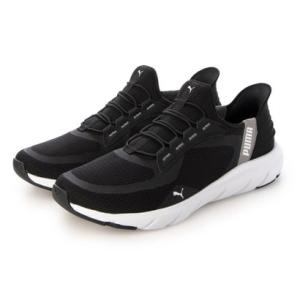 プーマ PUMA メンズ スニーカー SOFTRIDE フレックス レース EASE IN ワイド_ 309901 （プーマ ブラック/ストーミー ス｜locondo-shopping