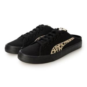 プーマ PUMA BARI MULE LEO（バリミュール レオ）クロッグスニーカー 408563 （プーマブラック/レオパード）