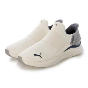 プーマ PUMA SOFTRIDE HARMONY LEO EASE IN（ソフトライドハーモニーレオイーズイン）312809 （ウォームホワイト/ペ