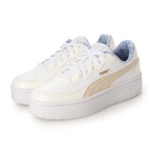 プーマ PUMA COURT LALLY SKYE FLOWER（コート ラリー スカイ フラワー）407396 （プーマホワイト/ウォームホワイト）