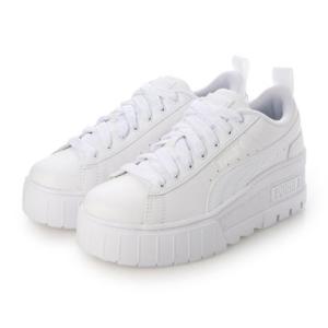 プーマ PUMA MAYZE WEDGE WNS/メイズ ウェッジ ウィメンズ スニーカー 厚底 レディース 386273 （ホワイト）