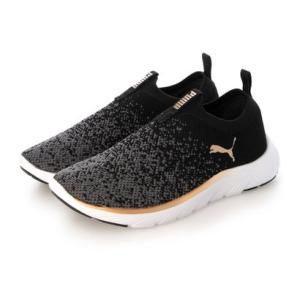 プーマ PUMA レディース スニーカー スリッポン SOFTRIDE REMI スリップオン ニット ウィメンズ 309834 （グレー）｜locondo-shopping