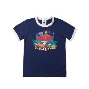 プーマ PUMA ジュニア 半袖シャツ PUMA X PAW PATROL リンガー Tシャツ_ 634935 （Blue Jewel）