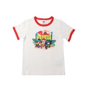 プーマ PUMA ジュニア 半袖シャツ PUMA X PAW PATROL リンガー Tシャツ_ 634935 （PUMA White）
