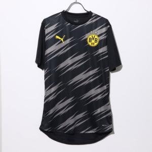 プーマ PUMA メンズ サッカー/フットサル 半袖シャツ BVB スタジアム SS シャツ 758135 （ブラック）