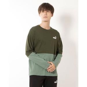 プーマ PUMA メンズ 長袖Tシャツ PUMA POWER カラーブロック LS Tシャツ_ 67...