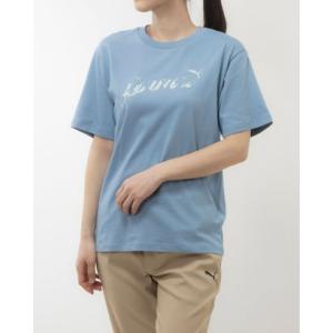 プーマ PUMA レディース 半袖Tシャツ ESS+ MX グラフィック リラックス SS Tシャツ...