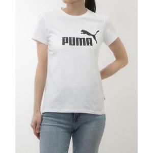 プーマ PUMA レディース Tシャツ 半袖 ESS ロゴ スポーツウェア トレーニングシャツ ラン...